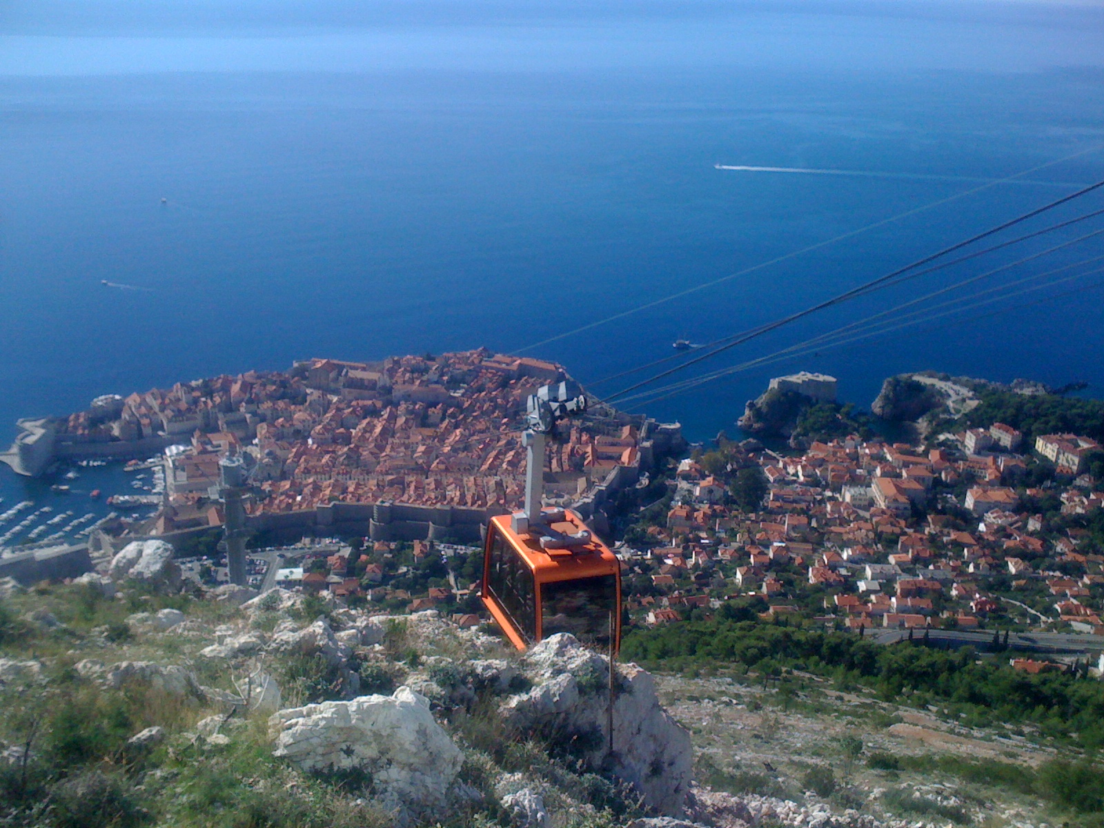Panorama över Dubrovnik